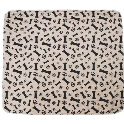 Reusable Pet Urine Proof Mat with Paw Print Design
